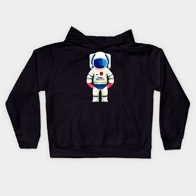 Space Explorer Kids Hoodie by ArtDesignHD